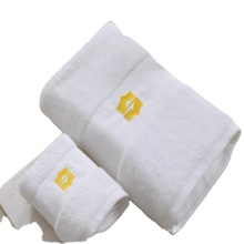Sales Promotion High Quality Original Design White  color 100% full cotton long terry16S hotel towel set